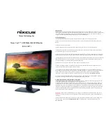 Предварительный просмотр 1 страницы Nixeus NX-VUE27 User Manual