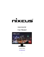 Предварительный просмотр 1 страницы Nixeus NX-VUE27C User Manual