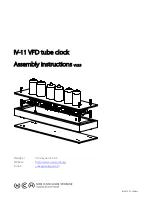 Nixie Clock IV-11 Assembly Instructions Manual preview