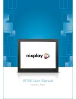 Nixplay W15A User Manual preview