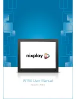 Preview for 1 page of Nixplay W15A User Manual