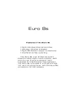 NJD Electronics Euro 8s User Manual предпросмотр