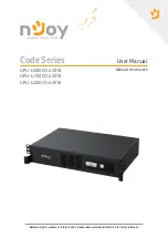 Preview for 1 page of Njoy Code Series User Manual