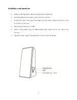 Предварительный просмотр 2 страницы Njoy MS-R201 User Manual