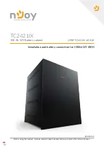 Njoy TC2421IX Installation Manual предпросмотр