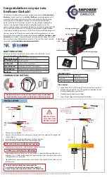 NK EmPower Oarlock Quick Start Manual предпросмотр