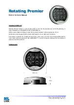 nl lock Rotating Premier PI20 1 Series Technical Manual preview