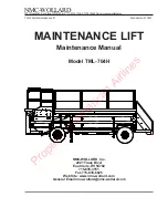 NMC-WOLLARD TML-704H Maintenance Manual preview