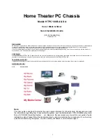 nMedia HTPC 100 SA Quick Installation Manual preview