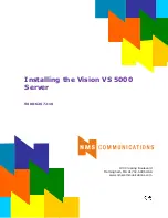 Preview for 1 page of NMS Communications Vision VS 5000 Installing