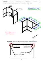 Preview for 5 page of No Butts Bin SR1551-F Assembly Instructions Manual