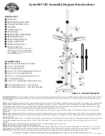 Preview for 3 page of No-Mar Cycle Hill HD Assembly Instructions