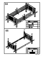 Preview for 4 page of NOA & NANI Brighton White Bunk Bed with 2 Single Beds Assembly Instruction Manual