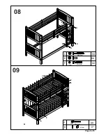 Preview for 6 page of NOA & NANI Brighton White Bunk Bed with 2 Single Beds Assembly Instruction Manual