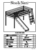 Предварительный просмотр 1 страницы NOA & NANI cabin bed with slide Instructions Manual