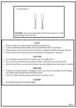 Preview for 3 page of NOA & NANI Camille CM-2D Assembly Instructions Manual