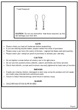 Preview for 3 page of NOA & NANI Camille CM-WDB Assembly Instructions Manual