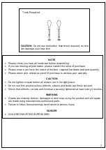 Preview for 3 page of NOA & NANI FO-TB-GY Assembly Instructions Manual