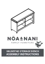 Preview for 1 page of NOA & NANI HALMSTAD STORAGE BENCH Assembly Instructions Manual