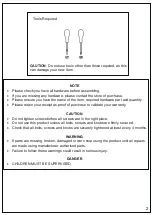 Preview for 3 page of NOA & NANI HALMSTAD STORAGE BENCH Assembly Instructions Manual