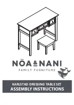 Preview for 1 page of NOA & NANI KARLSTAD BE-DT-W Assembly Instructions Manual