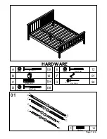 Preview for 1 page of NOA & NANI King Size Dorset Bed in White Assembly Instruction