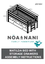 Предварительный просмотр 1 страницы NOA & NANI MATILDA JZ21002 Assembly Instructions Manual