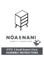 Предварительный просмотр 1 страницы NOA & NANI OTTO 3 Small Drawer Chest Assembly Instructions Manual