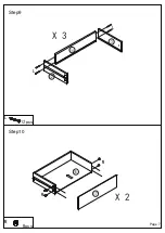 Предварительный просмотр 8 страницы NOA & NANI OTTO 3 Small Drawer Chest Assembly Instructions Manual