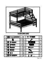 Preview for 1 page of NOA & NANI Triple Hastings Bunk Bed in White Assembly Instruction Manual