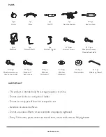 Предварительный просмотр 3 страницы NOA CHELSEA Assembly Instructions