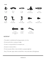 Preview for 3 page of NOA EDISON Assembly Instructions