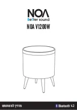 NOA V1200W Instructions Manual предпросмотр