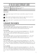 Preview for 5 page of Noah Systems FoxFury PL LASER Series Product Manual