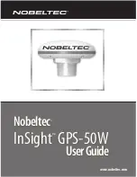 Предварительный просмотр 1 страницы Nobeltec InSight GPS-50W User Manual