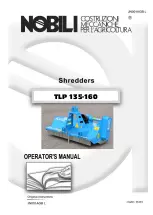 Предварительный просмотр 1 страницы Nobili TLP 135 Operator'S Manual