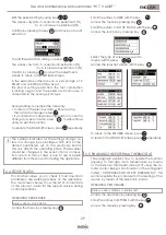 Preview for 29 page of Nobis H17 V LIGHT Instructions For Installation, Use And Maintenance Manual