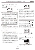 Предварительный просмотр 19 страницы Nobis UNICA 10 C Instructions For Installation, Use And Maintenance Manual