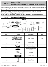 Предварительный просмотр 13 страницы Noble House Home Furnishings 69010.00BZE-37K Owner'S Instruction Manual