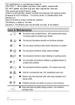 Preview for 6 page of Noble House Home Furnishings 70289 Assembly Instructions Manual