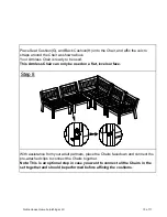 Preview for 10 page of Noble House Home Furnishings Armless Chair Assembly Instructions Manual