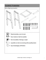 Предварительный просмотр 3 страницы Noble House Home Furnishings Barstool Assembly Instructions Manual