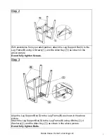 Предварительный просмотр 5 страницы Noble House Home Furnishings Barstool Assembly Instructions Manual