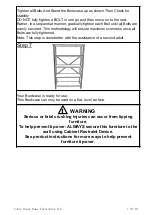 Предварительный просмотр 7 страницы Noble House Home Furnishings Bookcase Assembly Instructions Manual