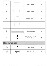 Preview for 2 page of Noble House Home Furnishings Club Chair Assembly Instructions Manual