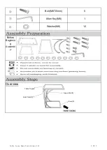 Предварительный просмотр 2 страницы Noble House Home Furnishings END TABLE Assembly Instructions Manual