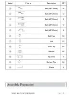 Предварительный просмотр 3 страницы Noble House Home Furnishings Gazebo Assembly Instructions Manual