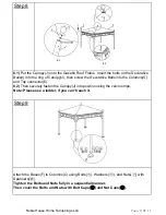 Предварительный просмотр 9 страницы Noble House Home Furnishings Gazebo Assembly Instructions Manual