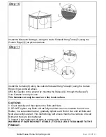 Предварительный просмотр 10 страницы Noble House Home Furnishings Gazebo Assembly Instructions Manual