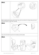 Preview for 4 page of Noble House Home Furnishings Glider Recliner WithSwivel Assembly Instructions Manual